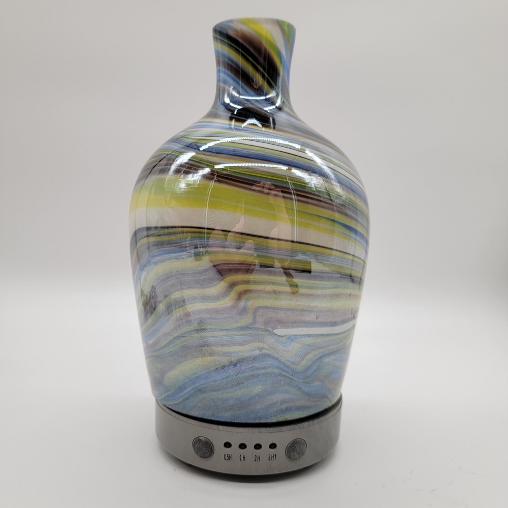 Essential Oil Diffuser Artisan Seaglass Aromatherapy Vaporizer Ultrasonic Cool